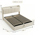 Dimensions du lit coffre Serenite (couchage 140x200) : 141 x 221 cm hors tout, tete de lit 114 cm, caisse 27 cm